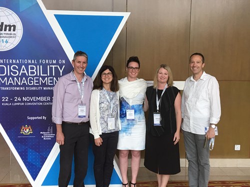 EML team at the 2016 International Forum for Disability Management