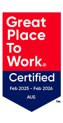 Great Place To Work Certified badge, 2025-2026