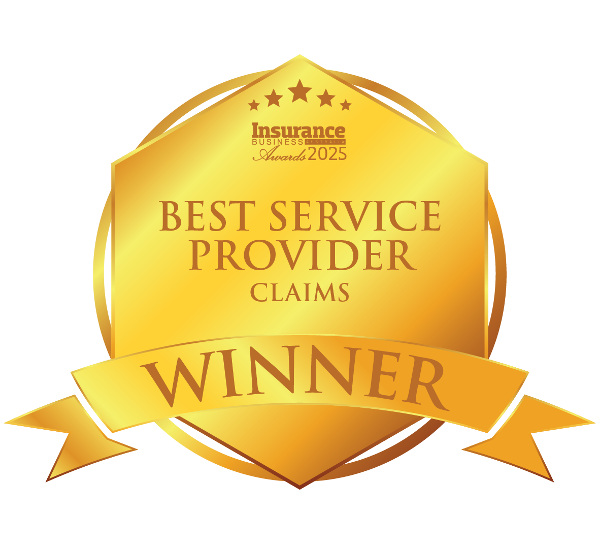 Award for Best Service Provider in Claims 2025