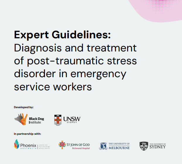 Guidelines for treating PTSD in emergency workers