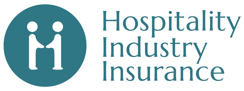 Hospitality Industry Insurance logo with handshake icon.